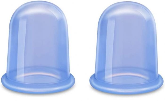 2 כוסות רוח מסיליקון בינוניות לגוף - מידה L