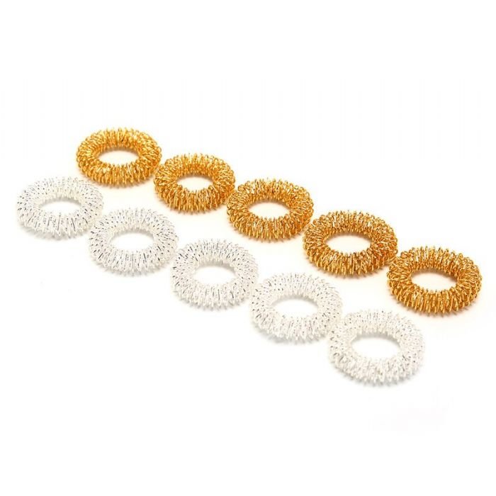 זוג טבעות סוג'וק צבע כסף או זהב