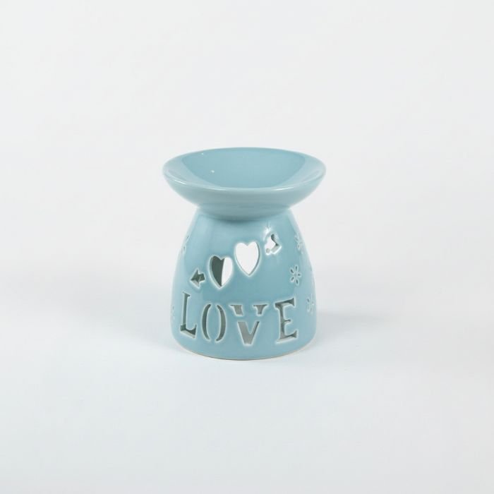 מבער אהבה מבער לשמנים ארומטיים - בינוני-גדול צבע תכלת