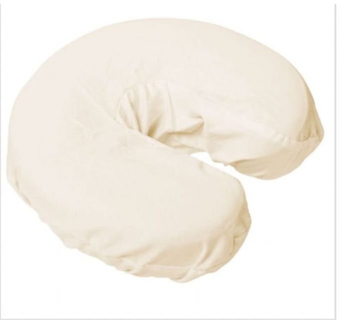 כיסוי בייגלה מבד פוליאסטר צבע לבן