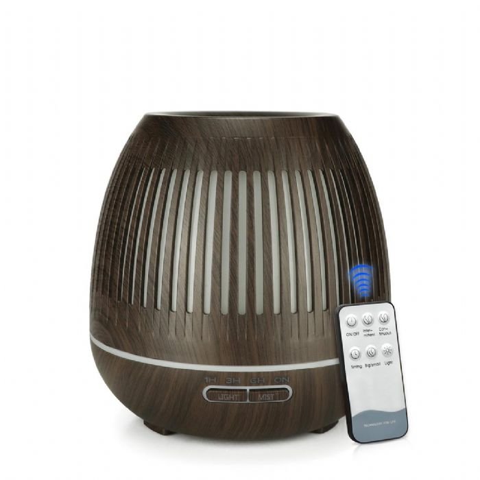 דיפיוזר גדול - מפיץ ריח בצורת קוקוס מחליף צבעים (חיבור חשמל) כולל שלט