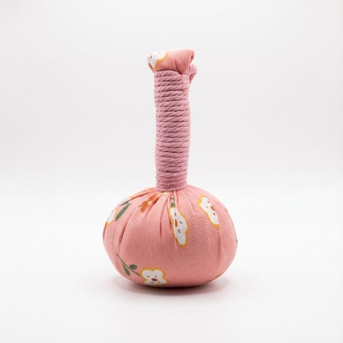 כדור הרבל בול גדול ורוד herbal ball 9X17