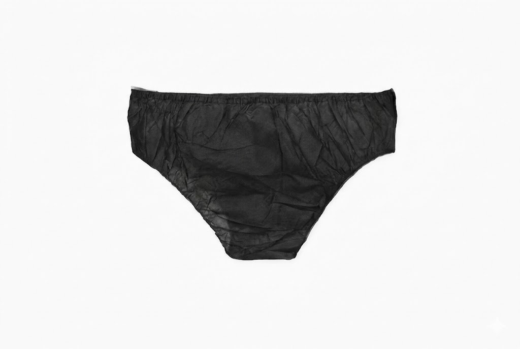 10 תחתונים חד פעמיים צבע שחור XXL