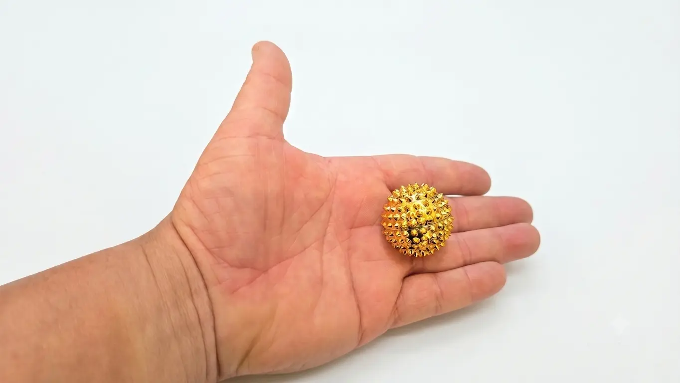 1 כדור עיסוי קטן עם קוצים 3.2 ס"מ